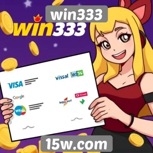 Avaliação das opções de pagamento no Win333